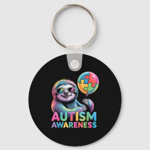 Autism awareness autistic keychain