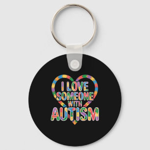Autism awareness autistic keychain
