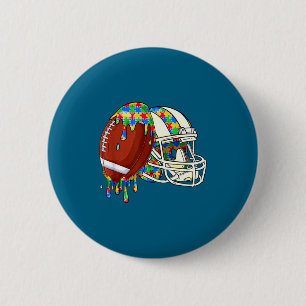 Autism awareness autistic kids boys puzzles drip button