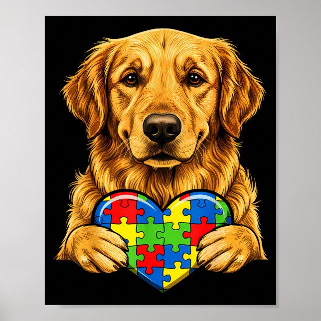 Autism awareness autistic  poster (Front)