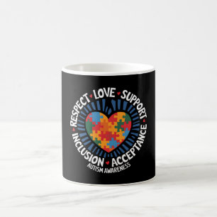 Autism Awareness Autistic Respect Love Support Coffee Mug