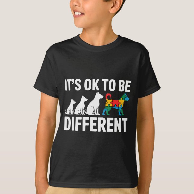 Autism awareness autistic  T-Shirt (Front)