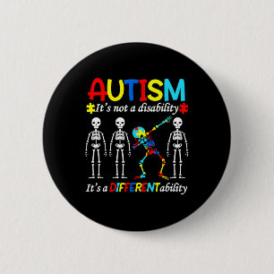 Autism Awareness Autists Support Autist Autistic A Button