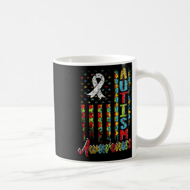 Autism Awareness Autists Support Autist Autistic A Coffee Mug (Right)