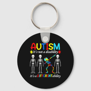 Autism Awareness Autists Support Autist Autistic A Keychain