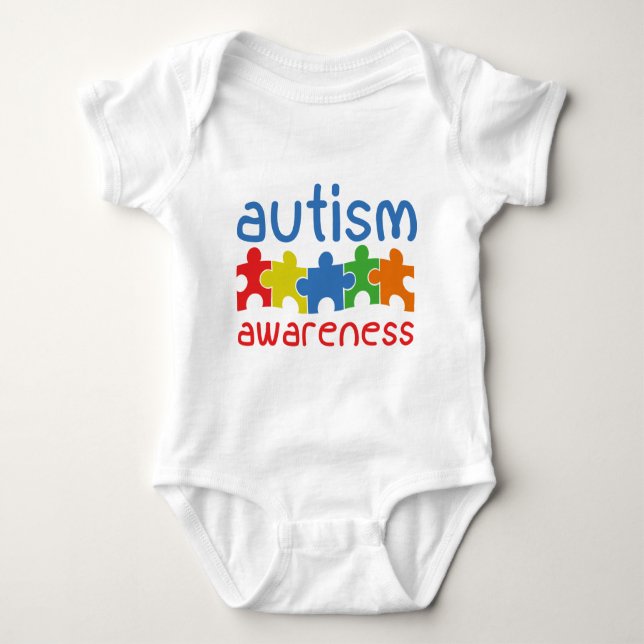 Autism Awareness Baby Bodysuit (Front)