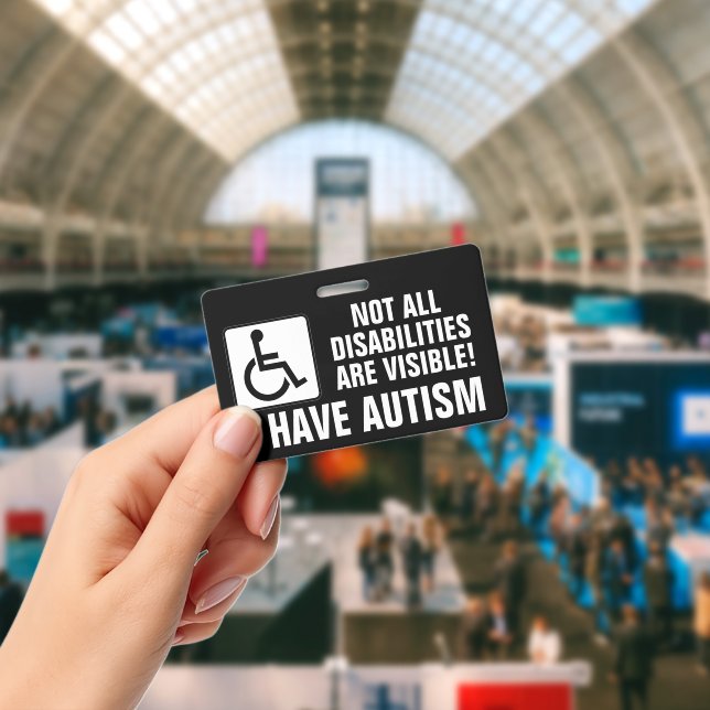 Autism Awareness Badge (Conference)