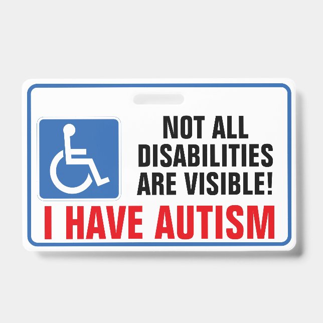 Autism Awareness Badge (Front)