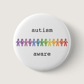 Autism Awareness Badge Pinback Button