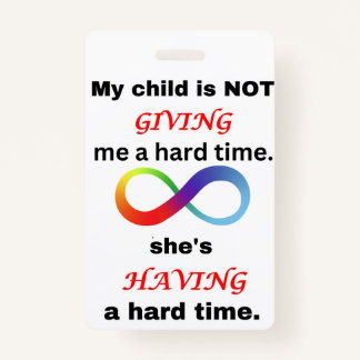 Autism Awareness Badge (she)
