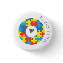 Autism Awareness Badge (small) Button