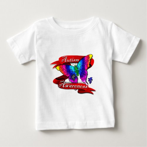 Autism Awareness Banner Baby T_Shirt