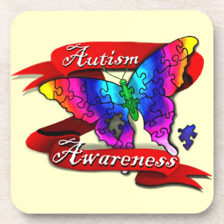 Autism Awareness Banner Coaster