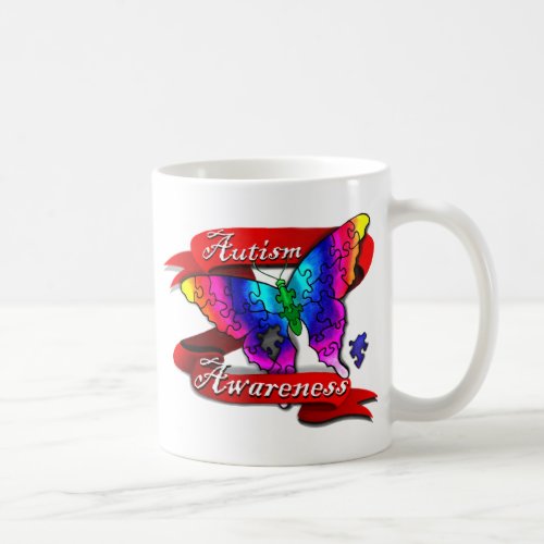 Autism Awareness Banner Coffee Mug