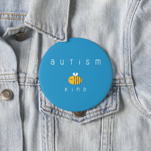 autism awareness. be kind. Button (In Situ)