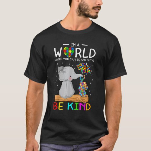 Autism Awareness Be Kind Special Education Teacher T-Shirt