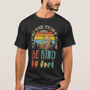 Autism Awareness Be Kind Special Education Teacher T-Shirt