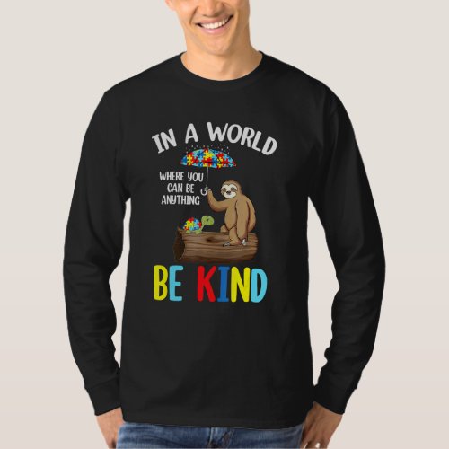 Autism Awareness Be Kind Special Education Teacher T_Shirt