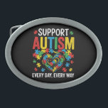 Autism awareness belt buckle<br><div class="desc">Autism awareness</div>