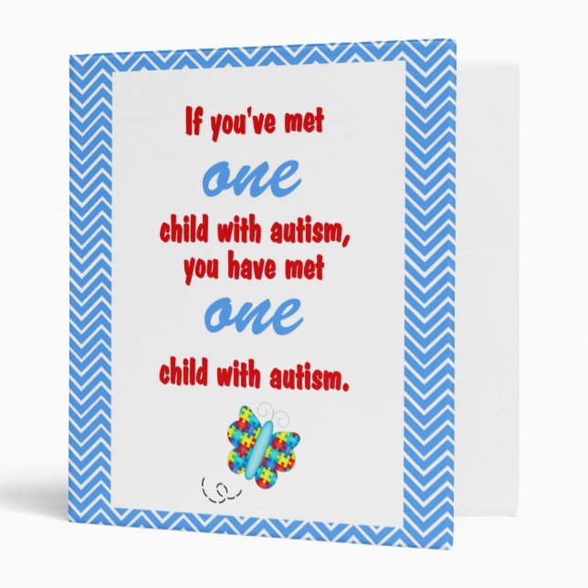 Autism Awareness Binder (Front/Inside)
