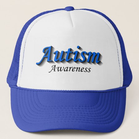 Autism Awareness (blue/blk) Trucker Hat