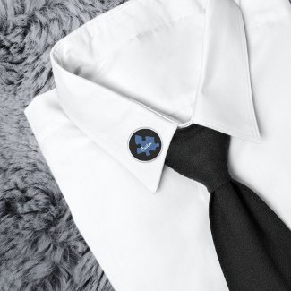 Autism Awareness Blue Puzzle Piece Monogram