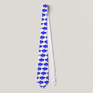 Autism Awareness Blue Puzzle Piece Neck Tie