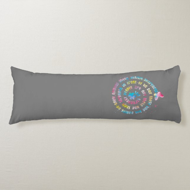 Autism Awareness Body Pillow (Front)