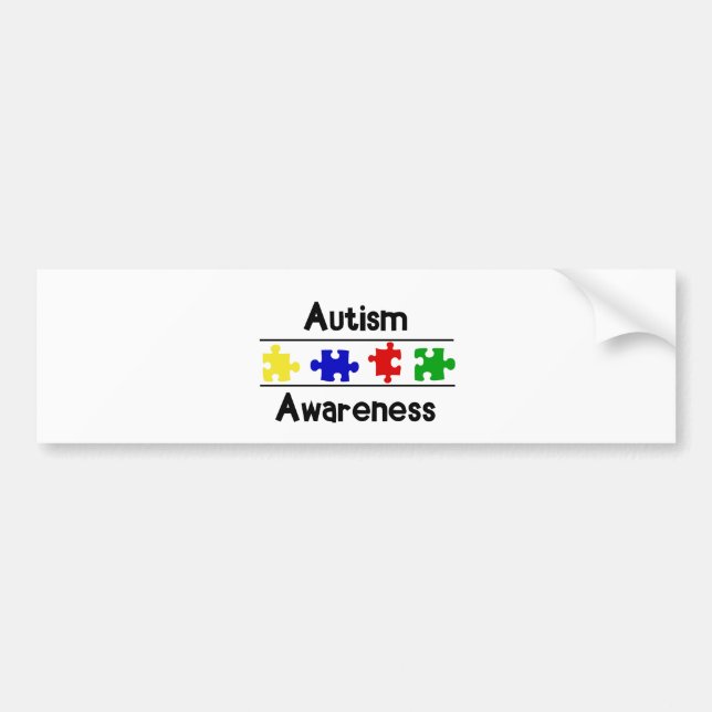 Autism Awareness Bumper Sticker (Front)