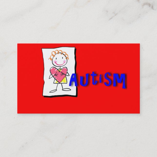 Autism Awareness Business Card (Front)