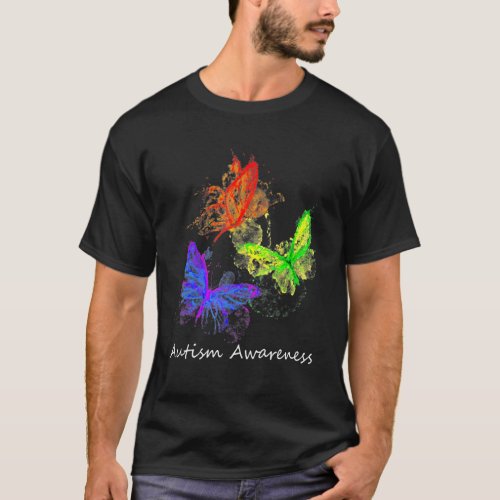 Autism Awareness Butterflies Without Puzzle Pieces T_Shirt
