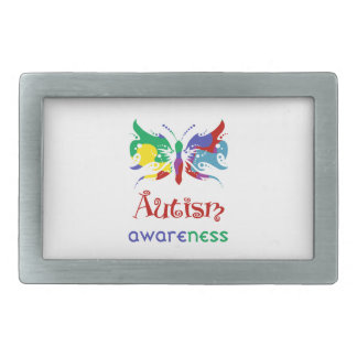 Autism Awareness Butterfly Belt Buckle
