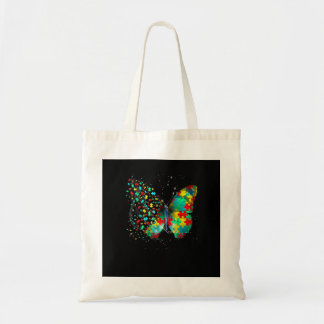 Autism Awareness Butterfly Peace Lover Gift Men Wo Tote Bag