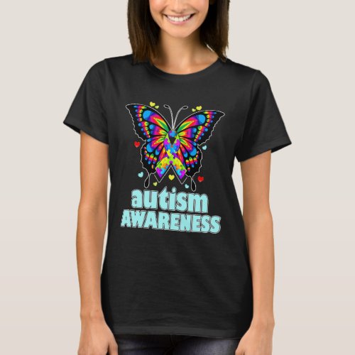 Autism Awareness Butterfly T_Shirt