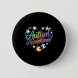 Autism awareness button