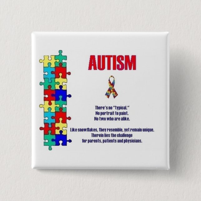 Autism Awareness Button (Front)