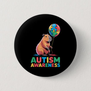Autism awareness button