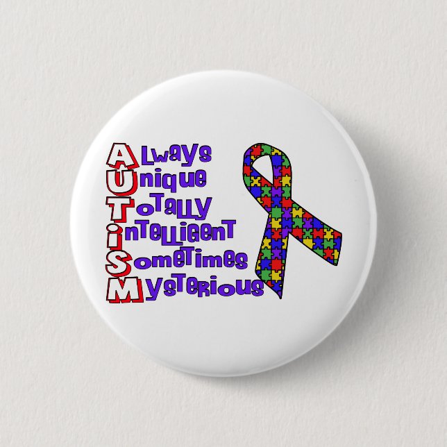 Autism Awareness Button (Front)