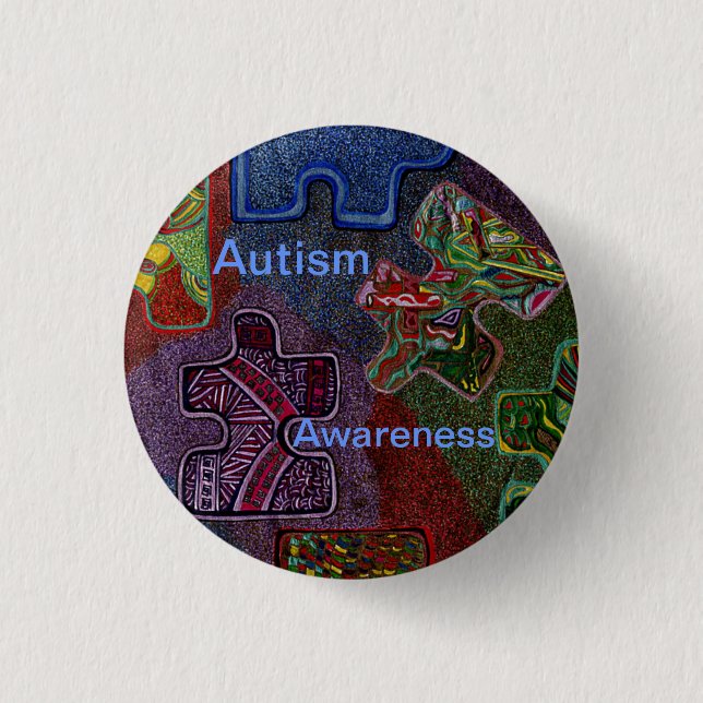 Autism Awareness Button (Front)