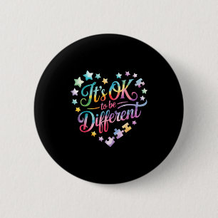 Autism awareness button