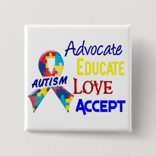 Autism Awareness Button