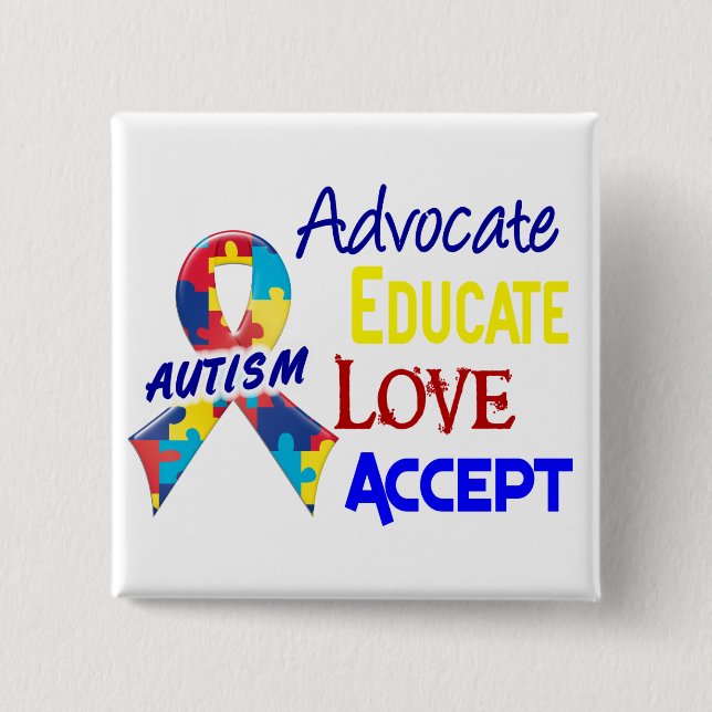 Autism Awareness Button (Front)