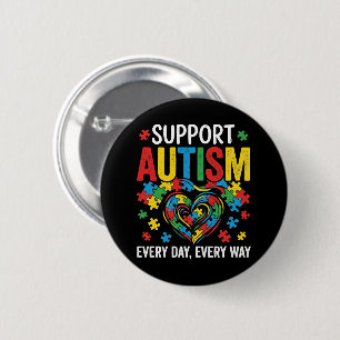 Autism awareness button