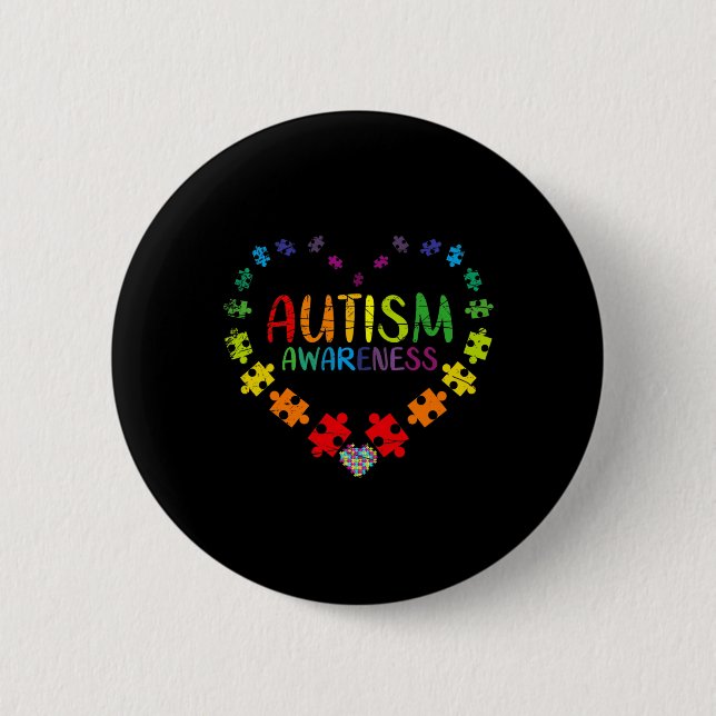 Autism Awareness  Button (Front)