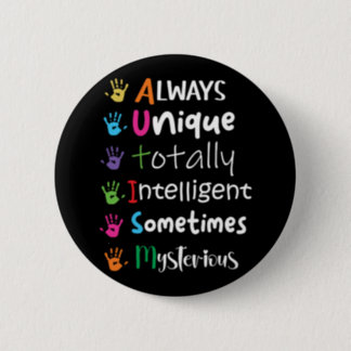 Autism Awareness Button