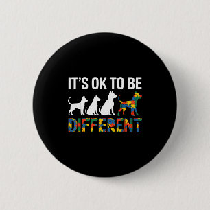 Autism awareness button