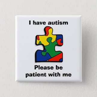 Autism Awareness Button. Autism. Autism Button. Button