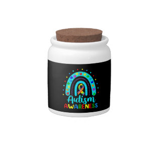Autism Awareness Candy Jar