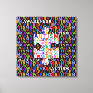 Autism Awareness Canvas Print