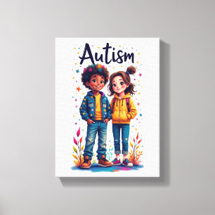 Autism Awareness Canvas Print